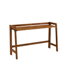 Solid Wood Folding Desk, 49" Mid Century Modern Computer Desk by HouseOfZazla