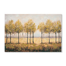 Wall Art Decor Canvas Print Autumn Embellishments Plant Forest Abstract Tree - Tan Leaves by HouseOfZazla