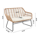 Antibes - 4 Piece Outdoor Conversation Set by HouseOfZazla
