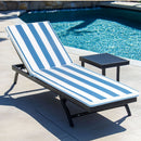 2 Pieces Set Outdoor Lounge Chair Cushion Replacement Patio Furniture Seat by HouseOfZazla