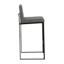 Fuji - Contemporary High Back Barstool Elegant Design by HouseOfZazla