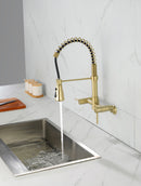 3 Functions Wall Mounted Bridge Kitchen Faucet