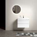 Alice - Bathroom Vanity With Large Storage, Sink Wall Mounted Floating Bathroom Vanity For Modern Bathroom, One-Piece Sink Basin Without Drain And Faucet by HouseOfZazla