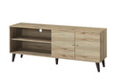 Amidon - TV Stand, With 2 Storage Shelves And 1 Cabinet by Unique Piece Furniture