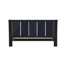 Queen Size Bed Frame in Black & White Pine by HouseOfZazla
