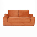 Comfortable Deep Seat Loveseat Sofa Bed, Reversible Cushion With Pillows by HouseOfZazla