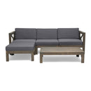 ALCOVE LSHAPE SOFA SET, DARK GREY