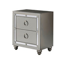 Chloe - Nightstand - Gemstone Silver by HouseOfZazla