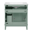 Modern Bathroom Vanity With Sink, Storage Cabinet, Soft Close Doors, Deep & Standard Drawers