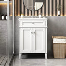 Bathroom Vanity With 2 Doors And Tip Out Drawer, Soft Closing Hinges by Unique Piece Furniture