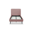 Heather - Upholstered Bed With Curved Headboard by HouseOfZazla
