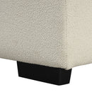 82.6" L-shaped Sectional Pull Out Sofa Bed Sleeper Sofa with Two USB Ports, Two Power Sockets and a Movable Storage Ottoman, Beige