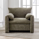 Oversized Accent Single Sofa Lounge Chair - Matcha Green by HouseOfZazla