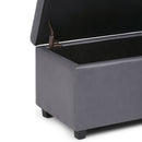 Cosmopolitan - Upholstered Storage Ottoman by HouseOfZazla
