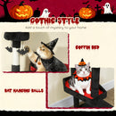 PawHut Gothic Cat Tree - 78" Extra Tall Cat Tower for Indoor Kittens