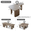 L-Shape Coffee Table For Living Room by Unique Piece Furniture