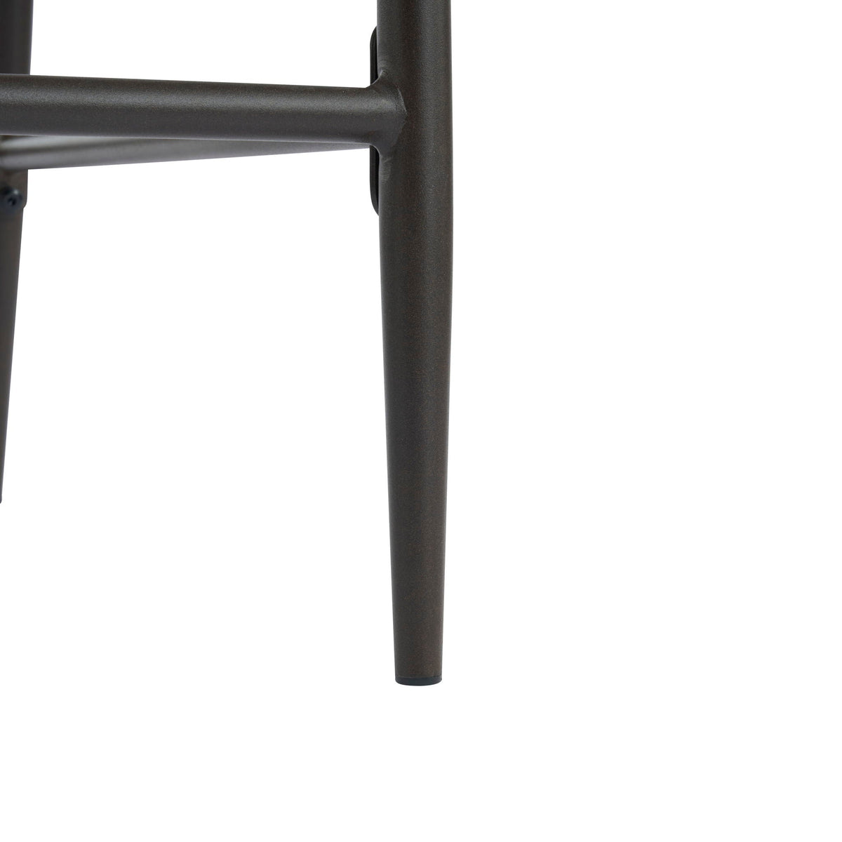 Mid Century Modern Counter Stool Set With Iron Frame, photo 8 of 28