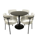 Mid-Century Modern Dining Chair With Curved Backrest by HouseOfZazla
