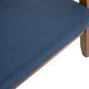 Mid-Century Modern Solid Loveseat Sofa Upholstered Linen Loveseat, 2-Seat Upholstered Loveseat Sofa Modern Couch