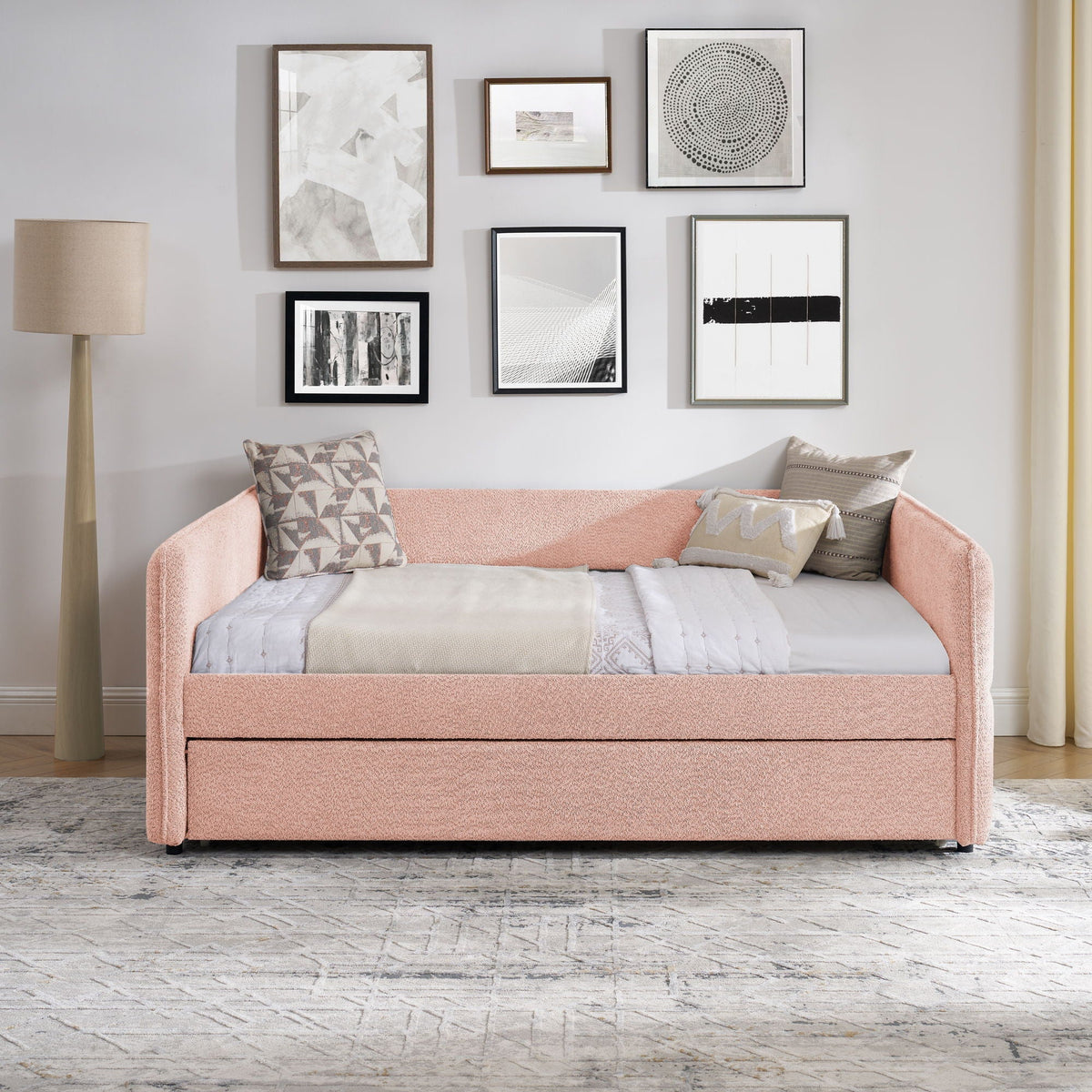 Upholstered Daybed With Pop Up Trundle, photo 9 of 27