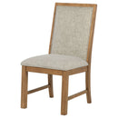 Survista - Upholstered Dining Side Chair (Set of 2) - Brown by HouseOfZazla
