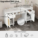 Bathroom Vanity With Sink, Spacious Storage Cabinet by HouseOfZazla