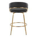 Jie - Glam Fixed Height Counter Stool (Set of 2) by HouseOfZazla