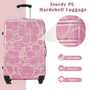 Hardshell Luggage Sets 3-Pcs Spinner Suitcase with TSA Lock