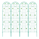 4 Pack Metal Garden Trellis 86.7'' x 19.7'' Rustproof Trellis for Climbing Plants by HouseOfZazla