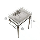 VICI 28" Bathroom Console Sink, Wall-Mounted by HouseOfZazla