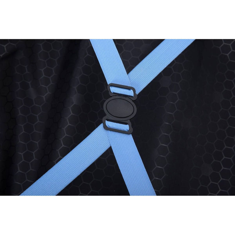 3 Piece Luggage Sets ABS Lightweight Suitcase with Two Hooks, Spinner Wheels, TSA Lock, (20/24/28) LIGHT BLUE