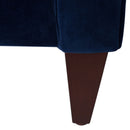 Jack - Modern Tuxedo Tufted Sofa - Navy Blue by HouseOfZazla