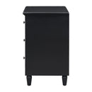 3-Drawer Nightstand Storage Wood Cabinet