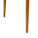 Outdoor Dining Set with Acacia Wood Table and 4 Chairs, Beige