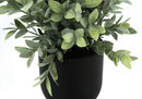 11" Tall Artificial Plant Eucalyptus Grass Indoor Decorative Set of 2 by HouseOfZazla