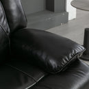 360 Swivel and Rocking Home Theater Recliner Manual Recliner Chair with a LED Light Strip for Living Room,Bedroom, Black