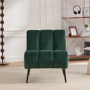 Upholstered Armless Chair For Living Room
