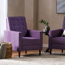 Mid-Century Modern Recliner With Button Tufted Waffle Stitch by HouseOfZazla