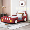 Race Car Shaped Platform Bed With Wheels by HouseOfZazla