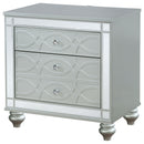 Menlo - 2 Drawer Nightstand - Gray by HouseOfZazla