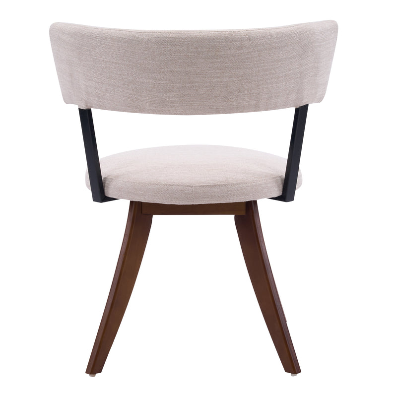 Modern Upholstered Dining Chairs with Curved Back, photo 9 of 10