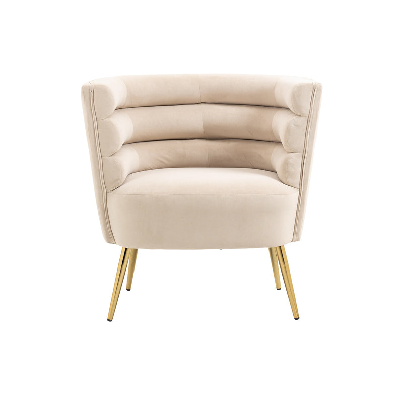 Accent Chair, leisure single chair with Golden feet