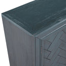 40" Modern Cabinets with Unique Design Doors with 1 Adjustable Shelves,Suitable for Multiple Rooms Such as Living Room and Study Room