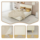 Modern Upholstered Bed Frame – Premium Holland Velvet Fabric by HouseOfZazla