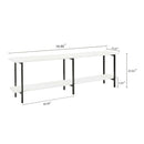 Celine - 2 Shelf Console Table by HouseOfZazla