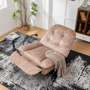 Modern Swivel Gliding Recliner Chair With Rocking Function And Phone Holder, Large Comfortable by HouseOfZazla
