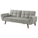 Caufield - Tufted Convertible Sofa Bed Upholstered - Gray by HouseOfZazla