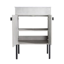 24 Inch Bathroom Vanity, Freestanding Bathroom Vanity or Floating is Optional Conversion-00324CG-1-G-BL9060B(KD-Packing)