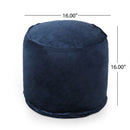 Shimon - Cylinder Pouf Ottoman Floor Cushion by HouseOfZazla