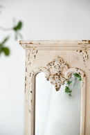 Full Length Mirror With Solid Wood Frame, Floor Mirror For Living Room Bedroom Entryway - White by Unique Piece Furniture